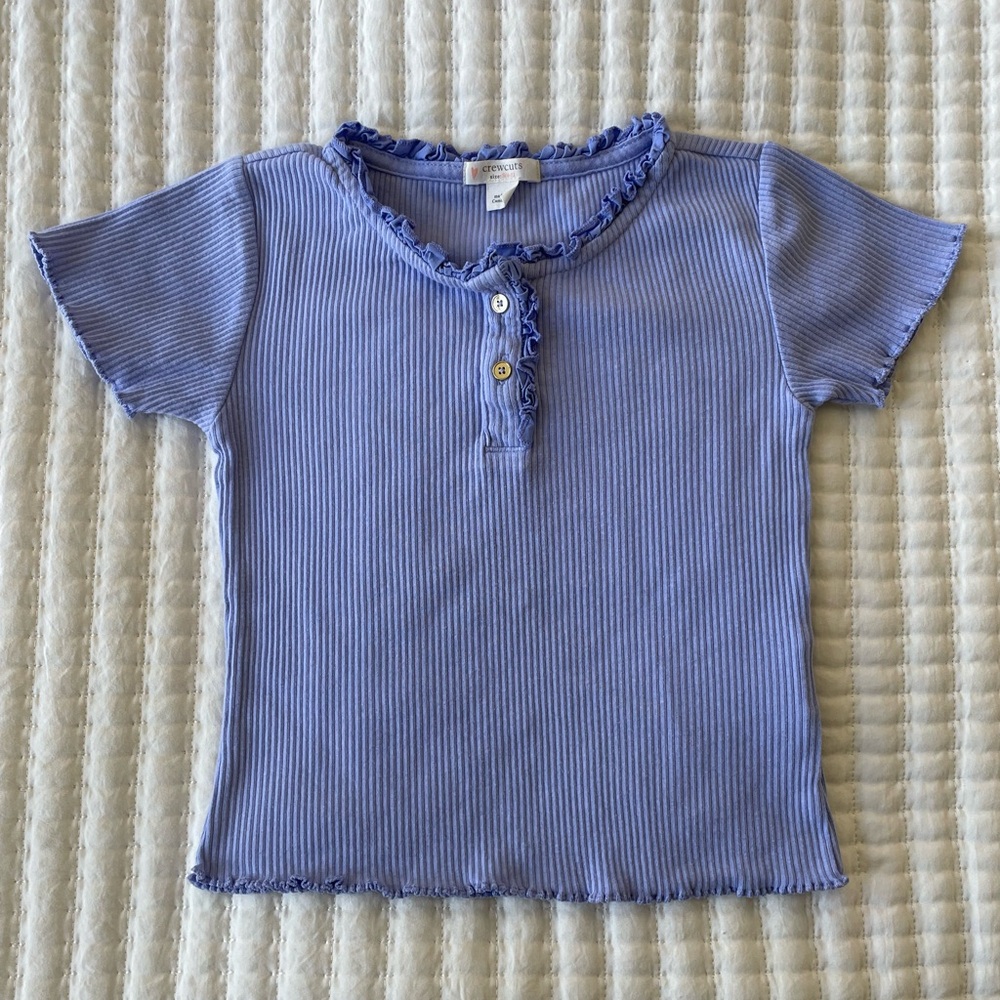 Crewcuts Lavender Ribbed Tee